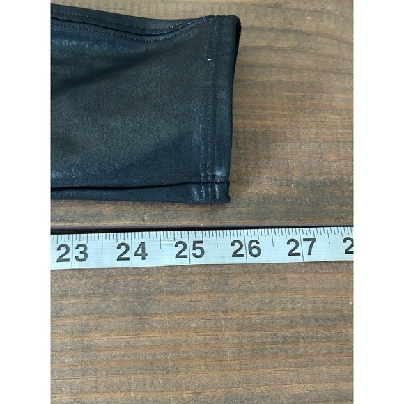 Spanx Faux Leather Leggings Black Size Large Petite - Picture 7 of 8